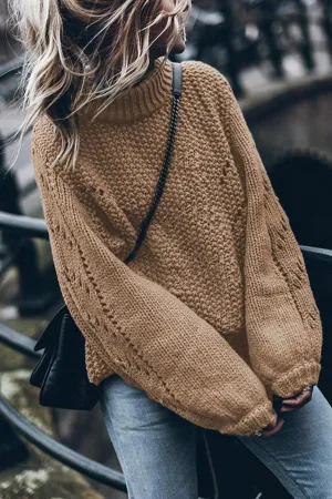 Pure Color Simple Loose Sweater