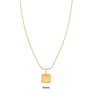 Rectangle Pendant Necklace