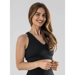 Reeva Performance Sports Bra - Carbon stripes