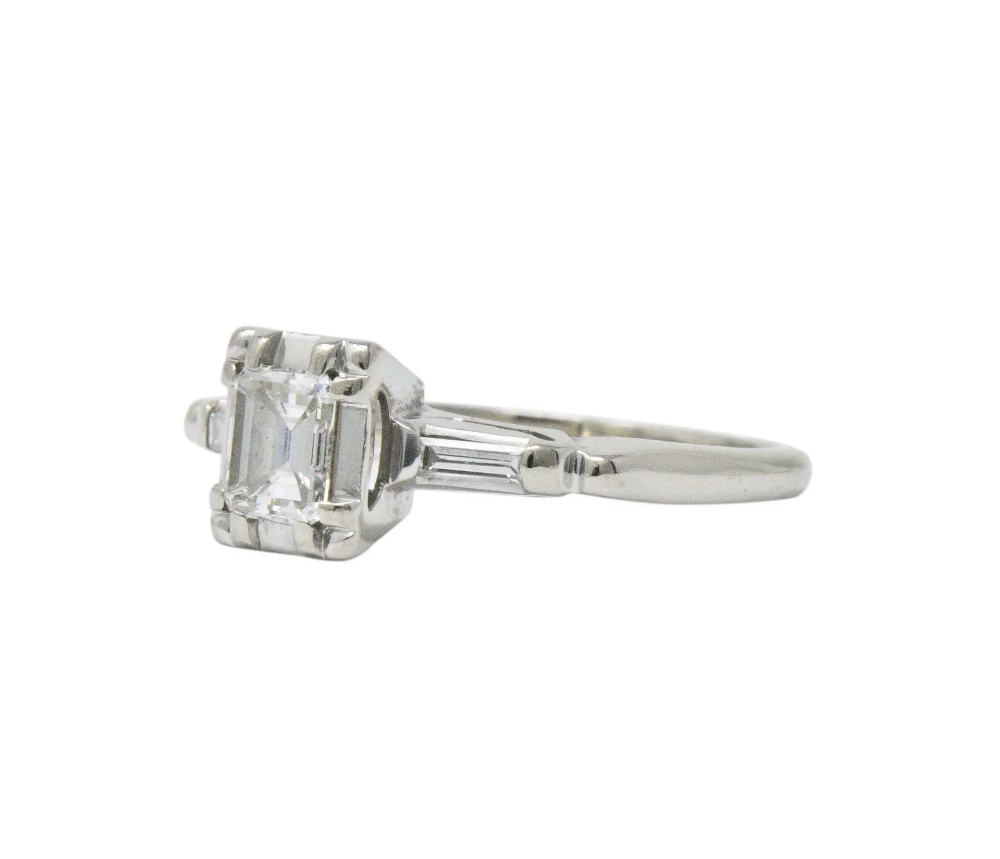 Regal 0.45 CTW Diamond 14 Karat White Gold Engagement Ring