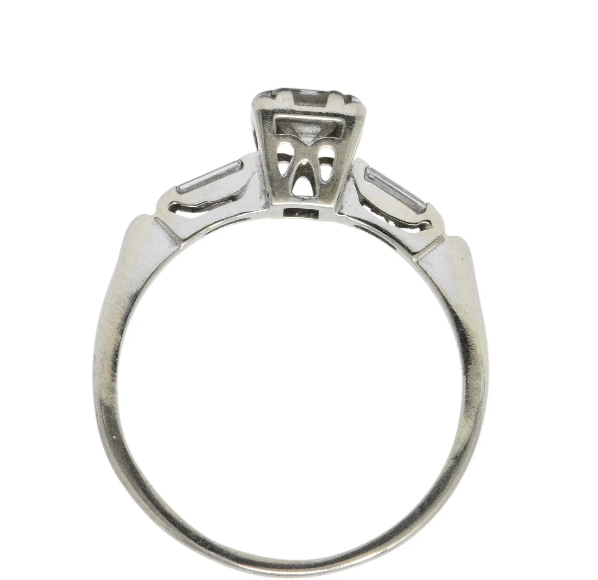 Regal 0.45 CTW Diamond 14 Karat White Gold Engagement Ring