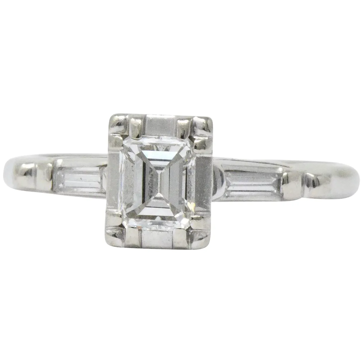 Regal 0.45 CTW Diamond 14 Karat White Gold Engagement Ring