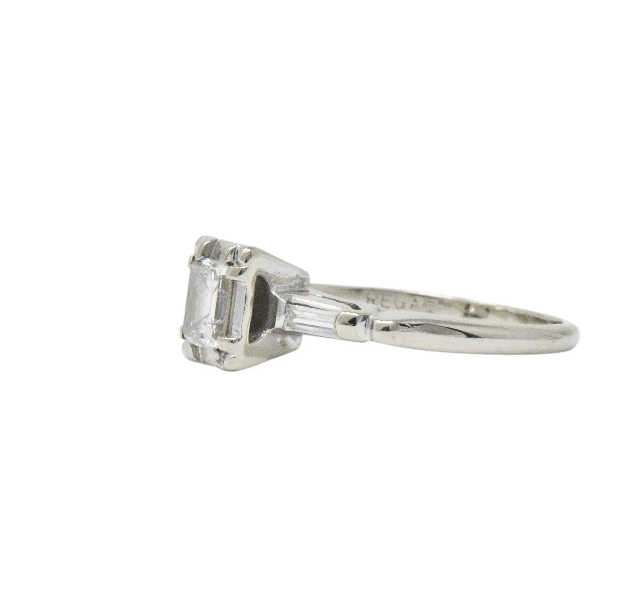 Regal 0.45 CTW Diamond 14 Karat White Gold Engagement Ring