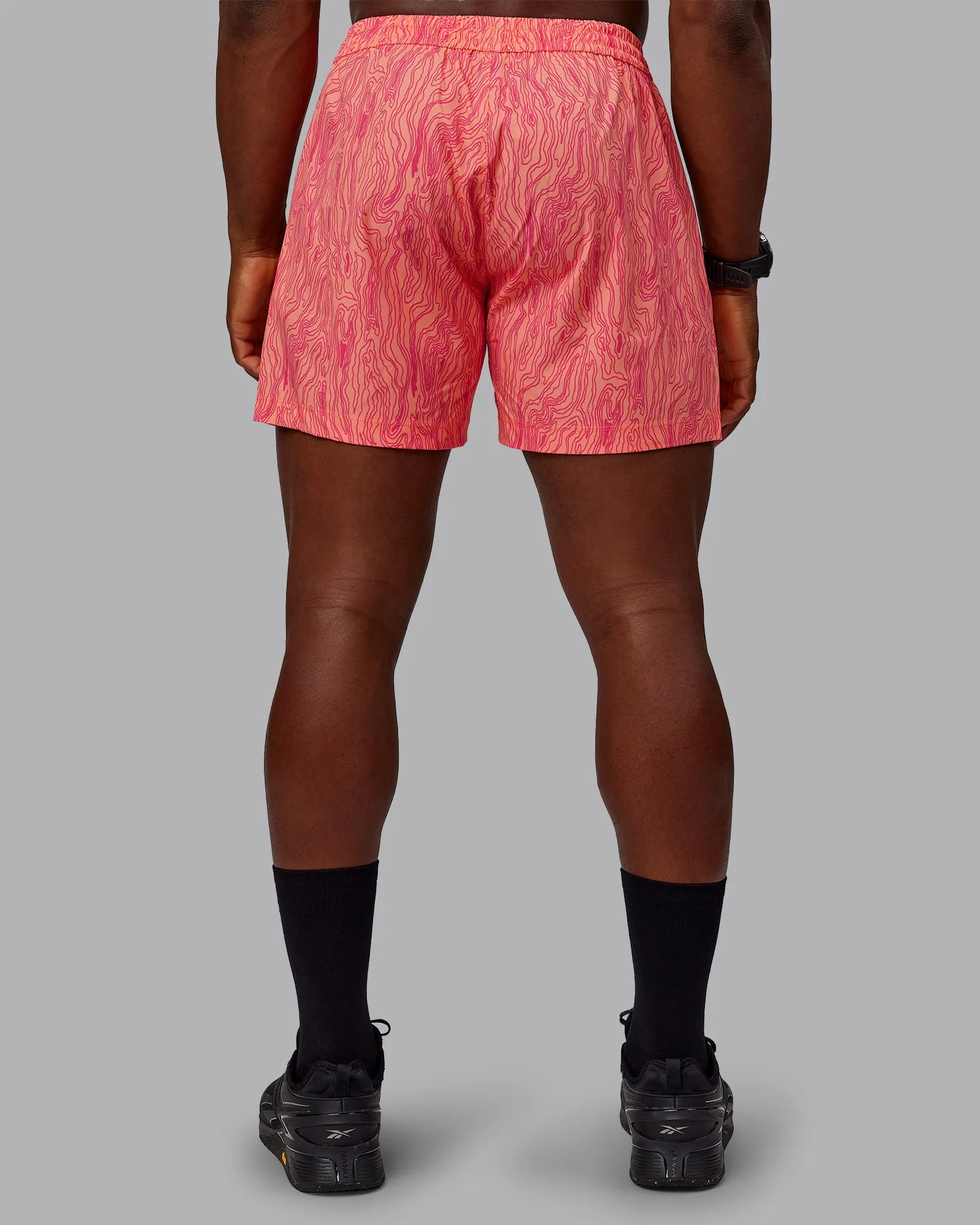 Rep 5" Performance Shorts - Topographic Peach
