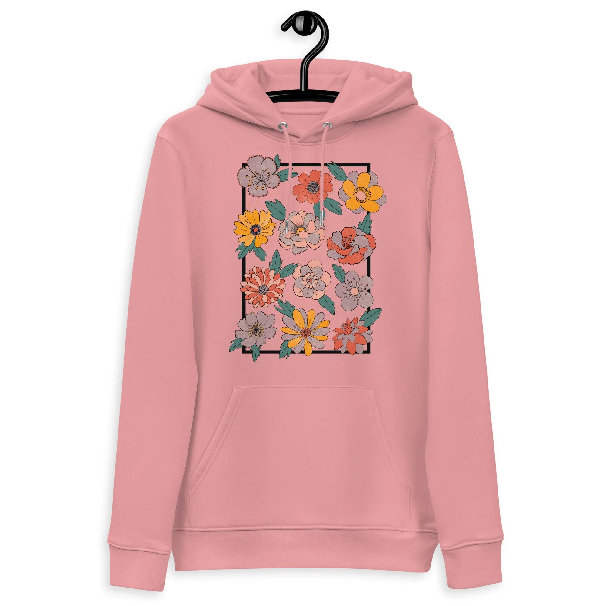 Retro Bloom - Unisex Eco Hoodie