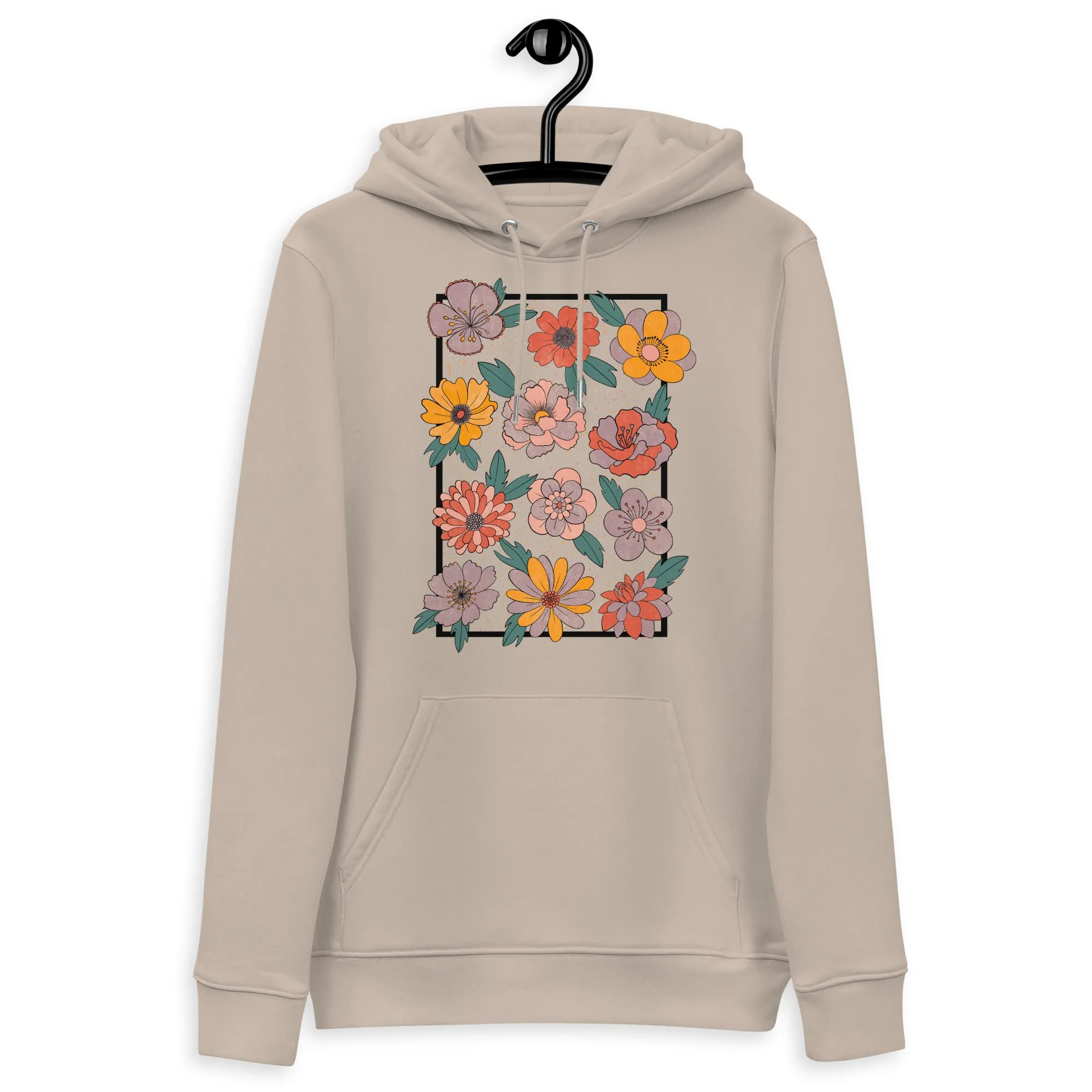 Retro Bloom - Unisex Eco Hoodie