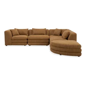 Retro-Chic Curvy Modular Lounging System