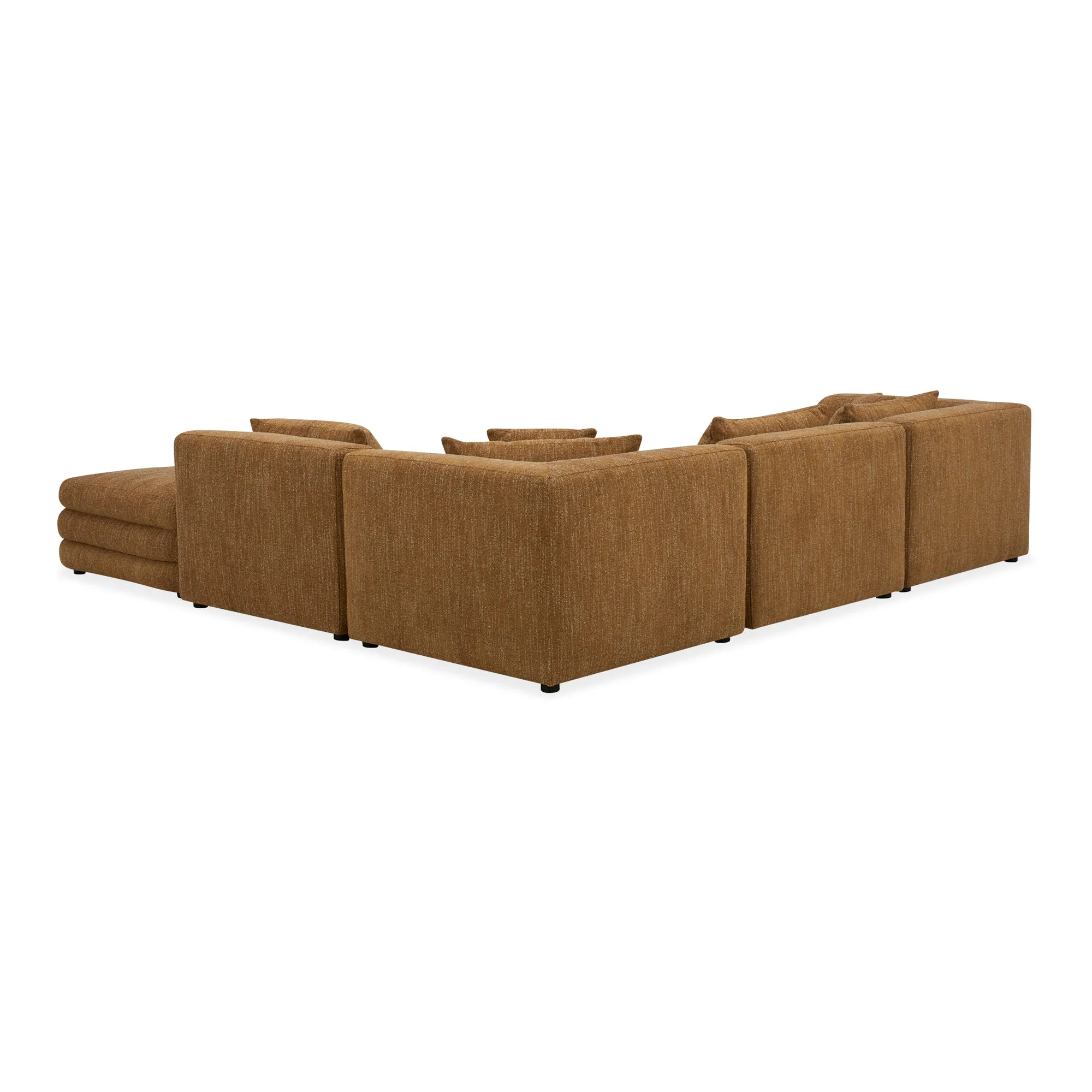 Retro-Chic Curvy Modular Lounging System