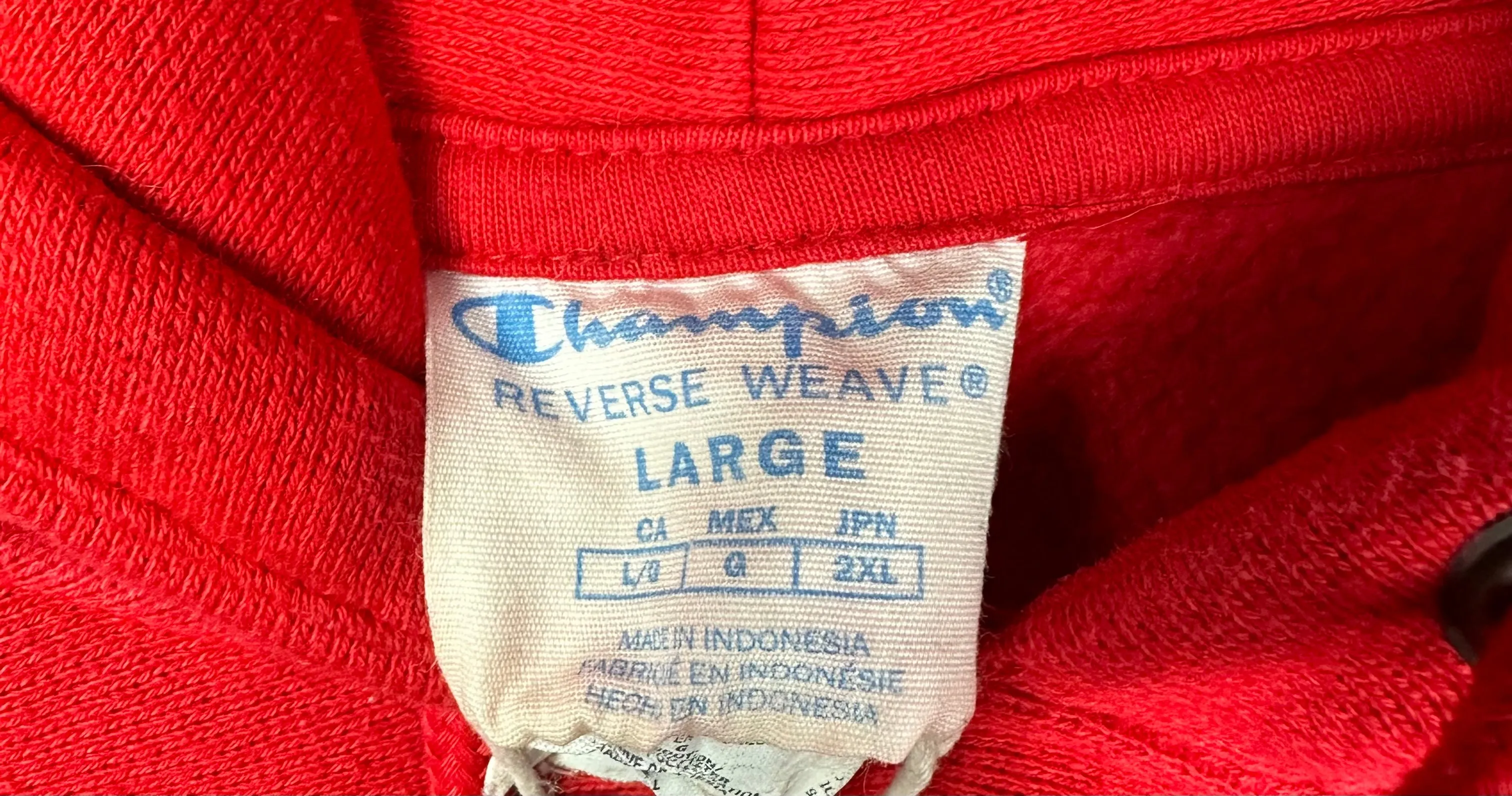 RETRO COLOR WAVE CHAMPION HOODIE - M