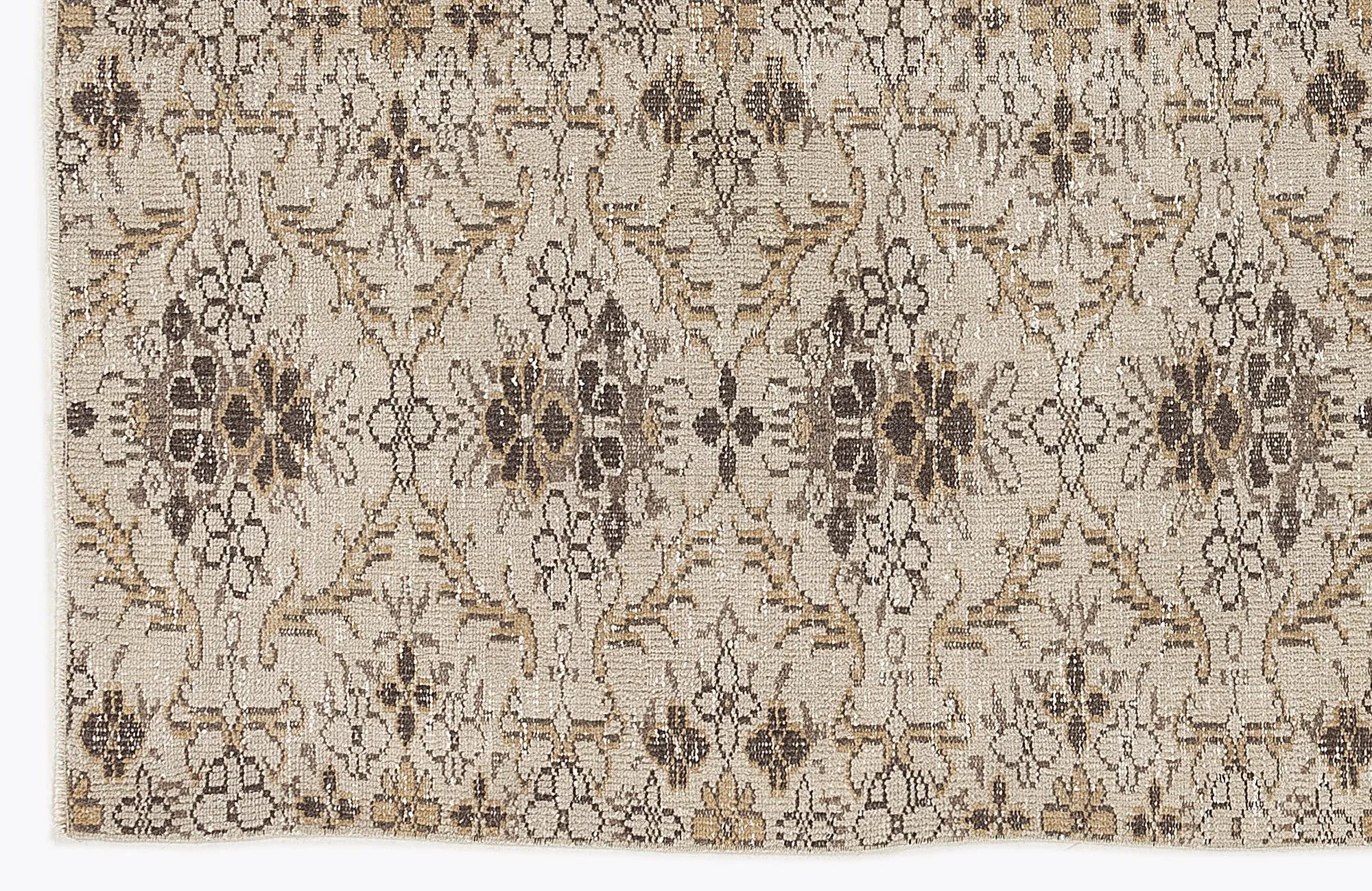Retro Design Beige Over Dyed Vintage Rug 5'5'' x 9'0'' ft 164 x 275 cm