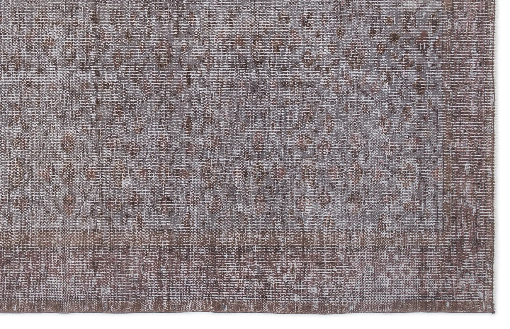 Retro Design Gray Over Dyed Vintage Rug 5'3'' x 8'4'' ft 161 x 254 cm