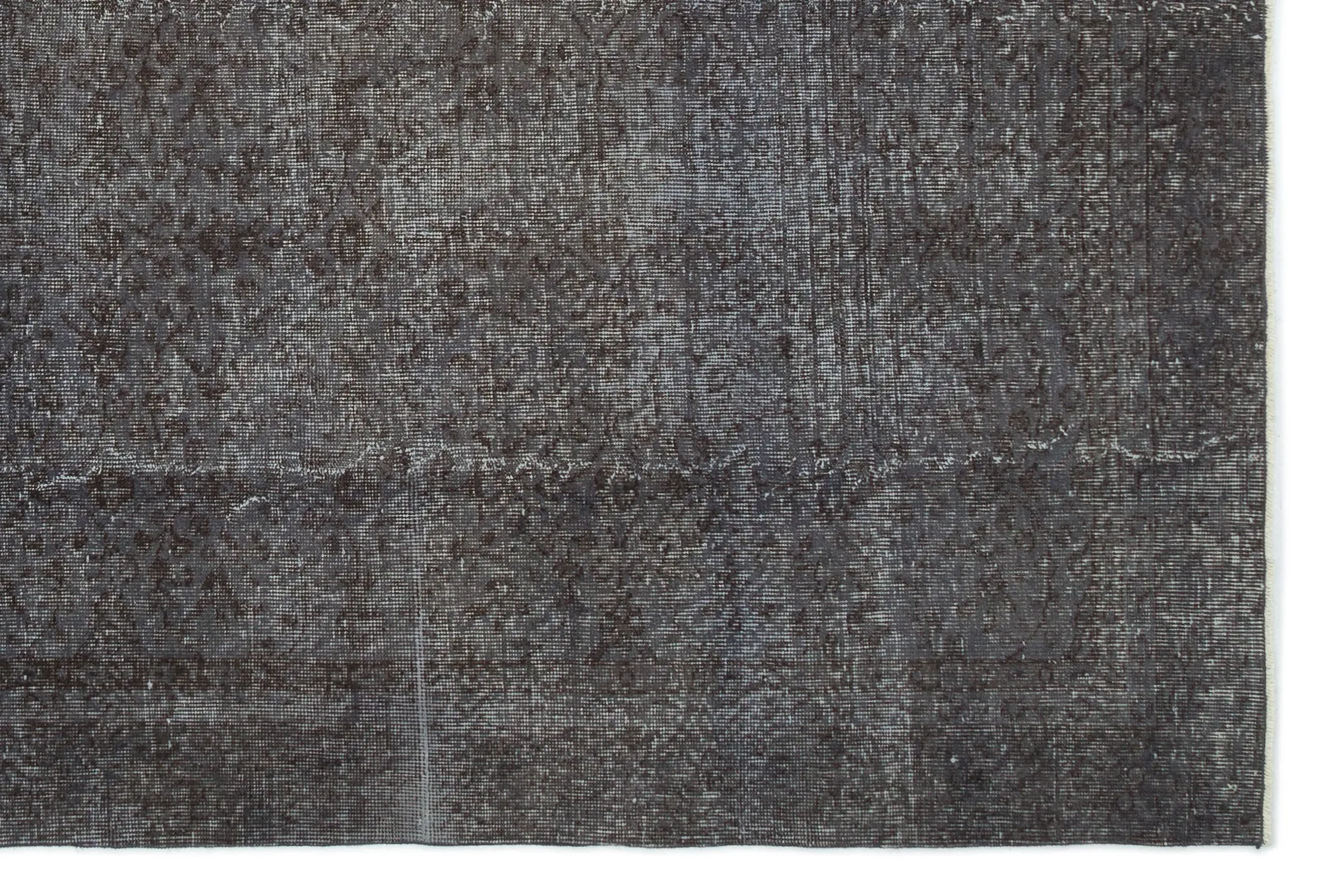 Retro Design Gray Over Dyed Vintage Rug 6'3'' x 9'5'' ft 191 x 288 cm