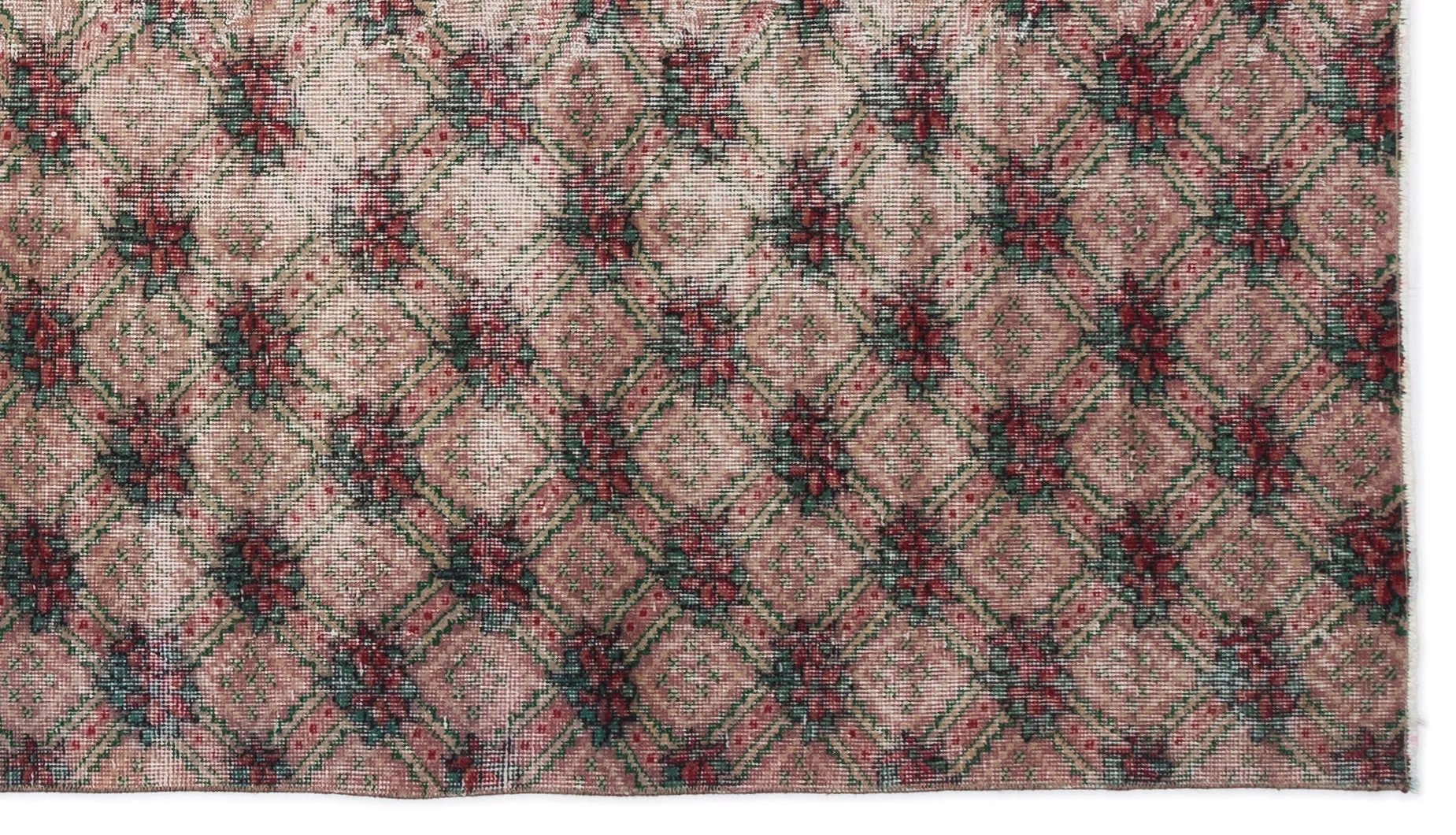 Retro Design Naturel Over Dyed Vintage Rug 5'1'' x 8'9'' ft 154 x 266 cm