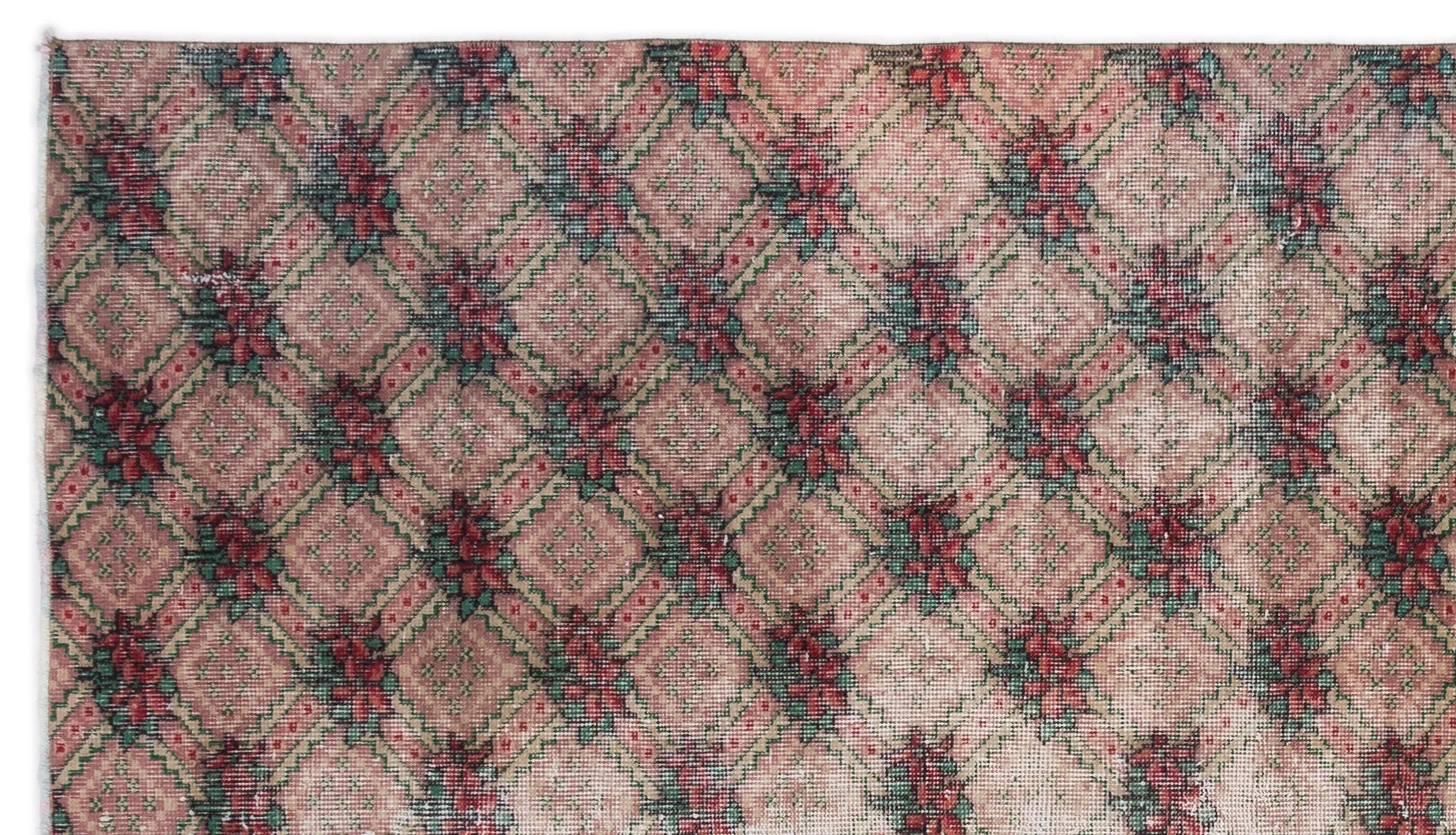 Retro Design Naturel Over Dyed Vintage Rug 5'1'' x 8'9'' ft 154 x 266 cm