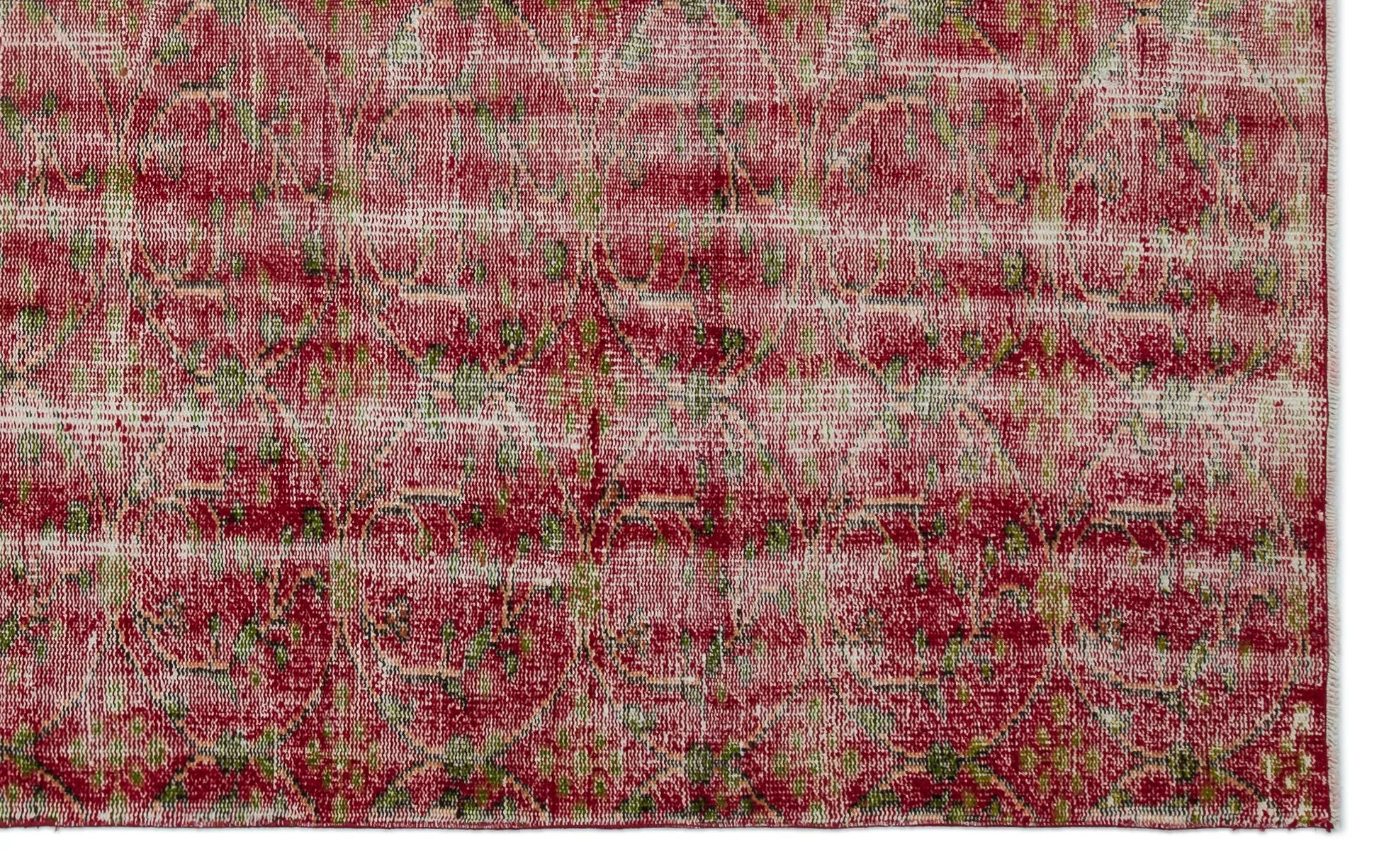 Retro Design Naturel Over Dyed Vintage Rug 5'7'' x 9'1'' ft 171 x 276 cm