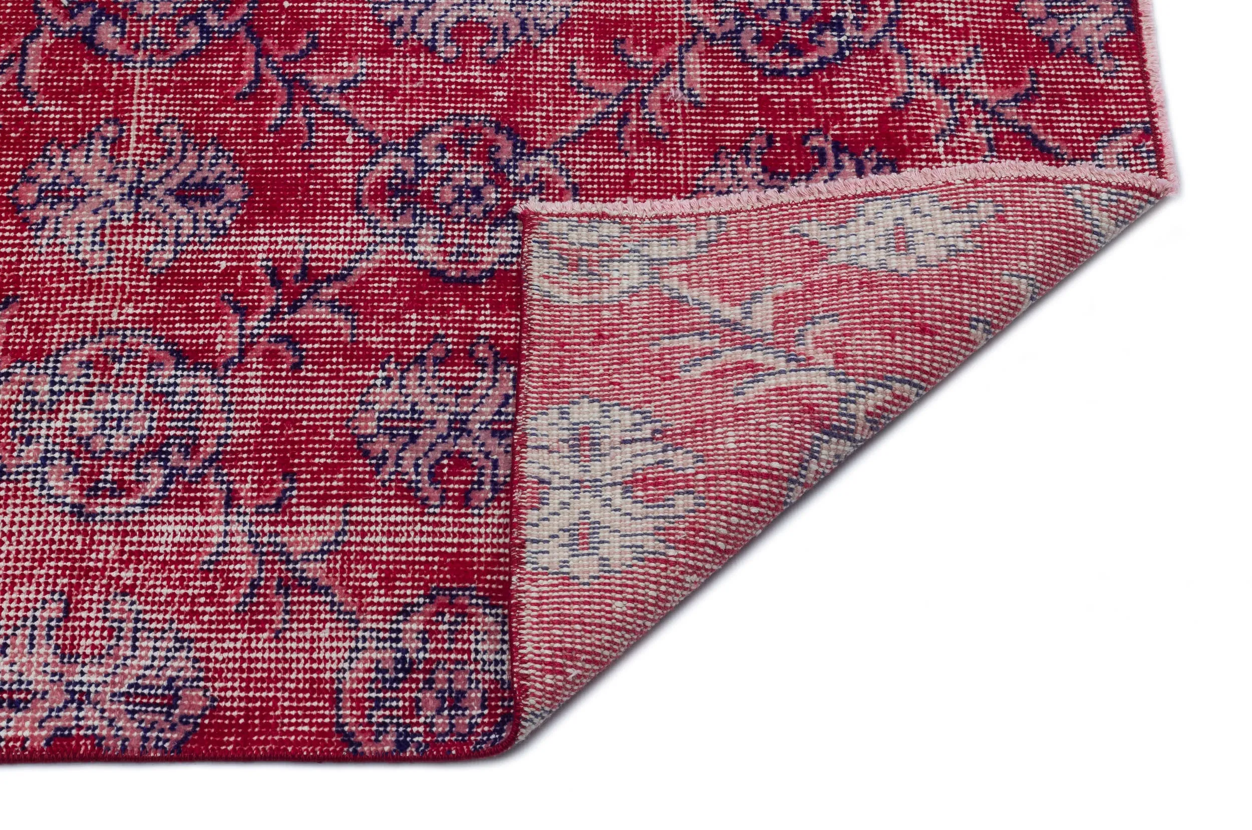 Retro Design Naturel Over Dyed Vintage Rug 6'5'' x 10'0'' ft 196 x 305 cm