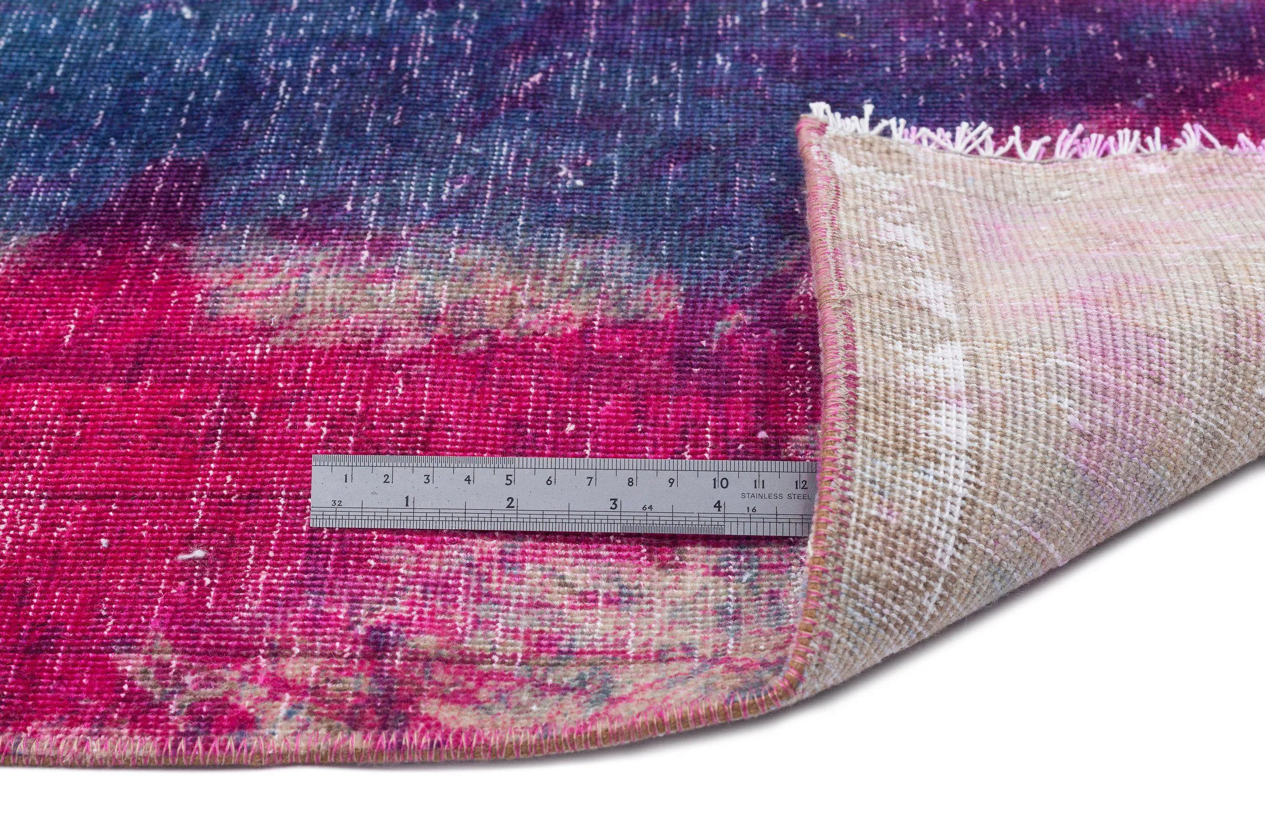 Retro Design Over Dyed Vintage XLarge Rug 9'5'' x 12'11'' ft 286 x 394 cm