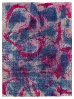Retro Design Over Dyed Vintage XLarge Rug 9'5'' x 12'11'' ft 286 x 394 cm