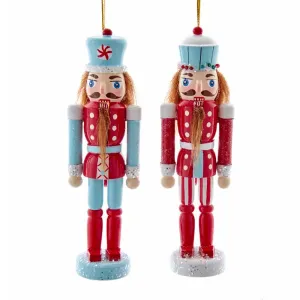 Retro Mint Nutcracker Ornaments Set of 2