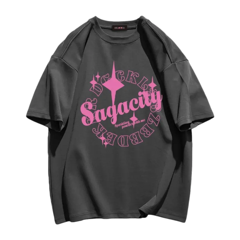 Retro "Sagacity" Graphic T-shirt