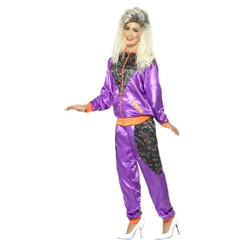 Retro Shell Suit Costume, Ladies
