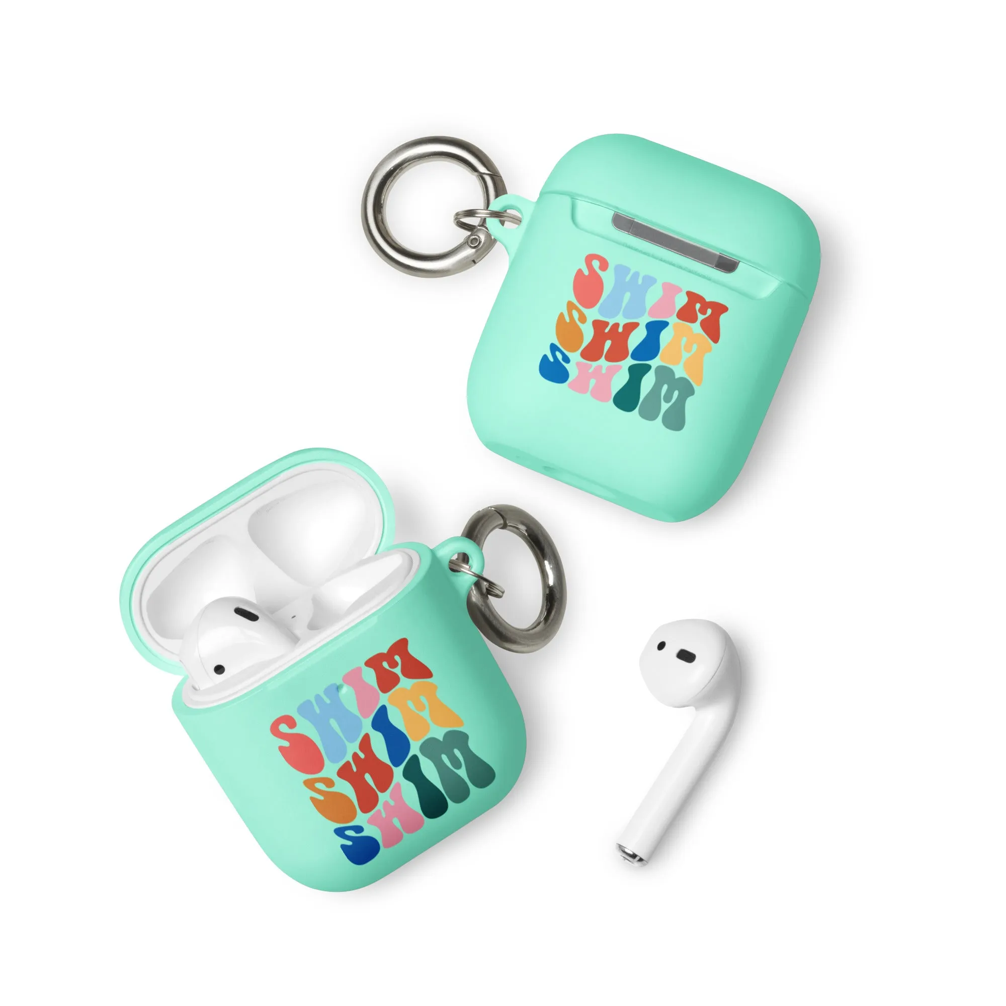 Retro Swim Rubber Case for AirPods®
