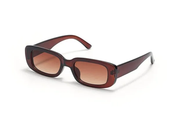Retro Vintage Slim Rectangle Fashion Sunglasses