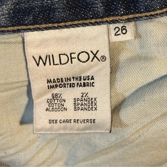 Revolve Wildfox Couture Lola Oversized Boyfriend Jeans in Hideout Size 26