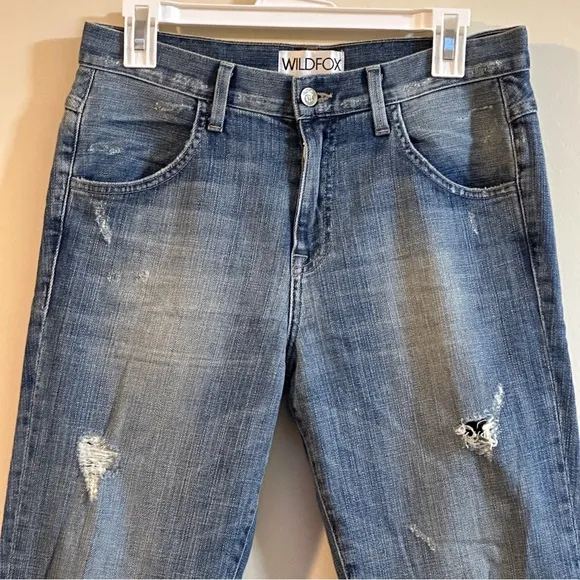 Revolve Wildfox Couture Lola Oversized Boyfriend Jeans in Hideout Size 26