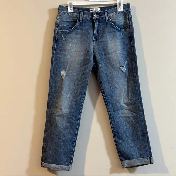 Revolve Wildfox Couture Lola Oversized Boyfriend Jeans in Hideout Size 26