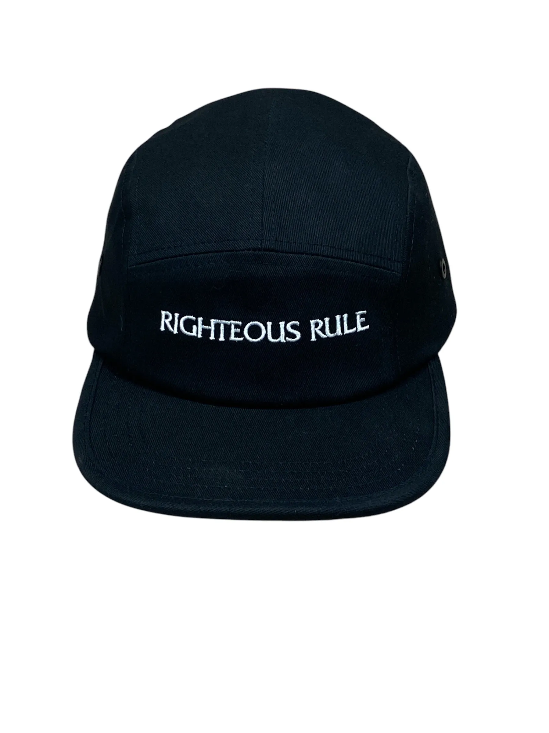 Righteous Rule Black Five Panel Cap