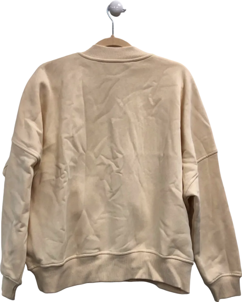 River Island Beige Relaxed Sweatshirt UK S