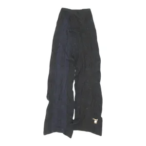 Roberto Cavalli Knit Scarf | Vintage Navy Black High End Luxury Designer