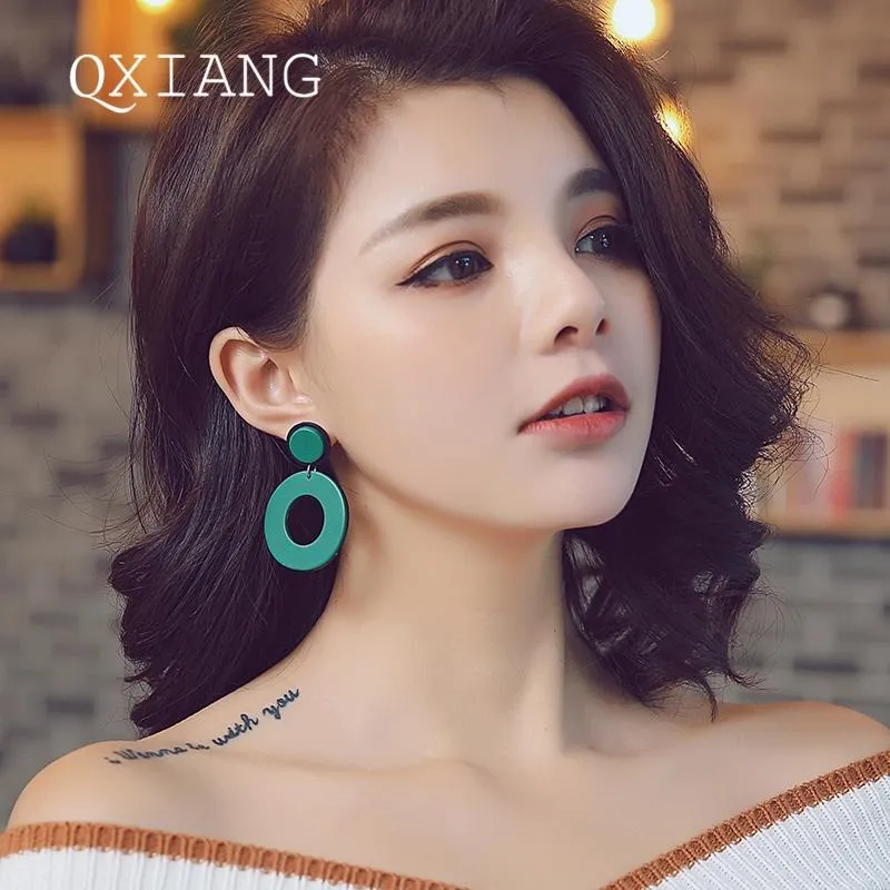 Round Doughnut Retro Fashion Earrings