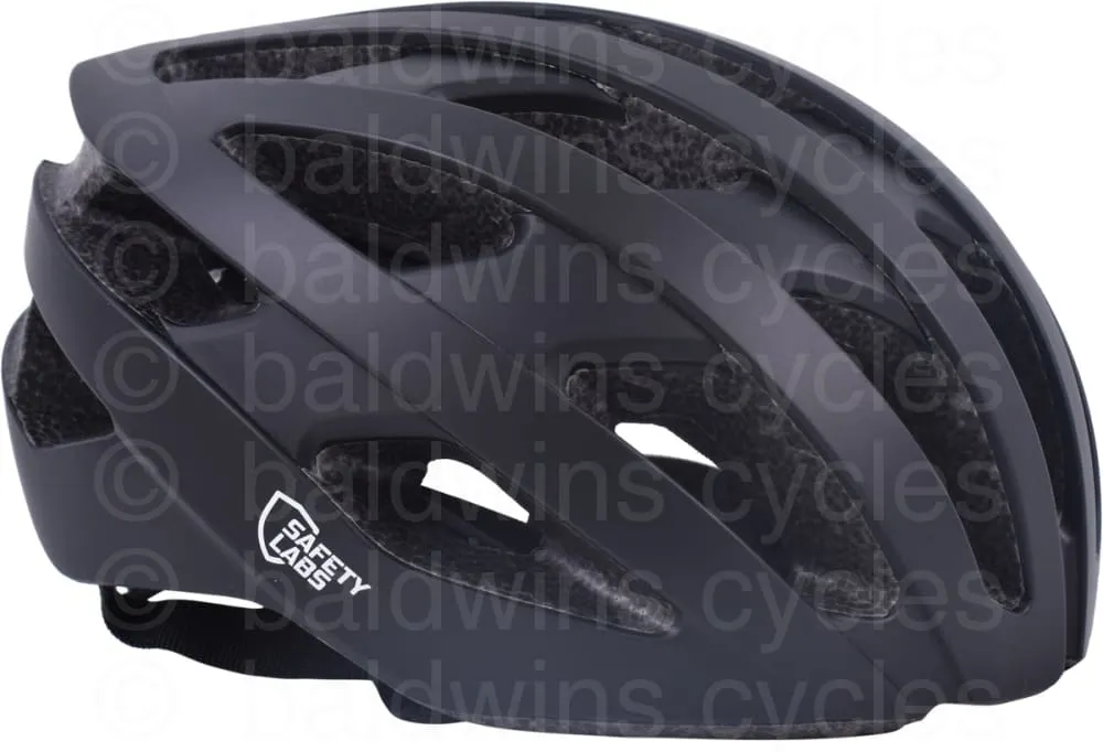 Safety Labs Eros Elite Road Inmold Helmet in Black - Large (58-61cm)