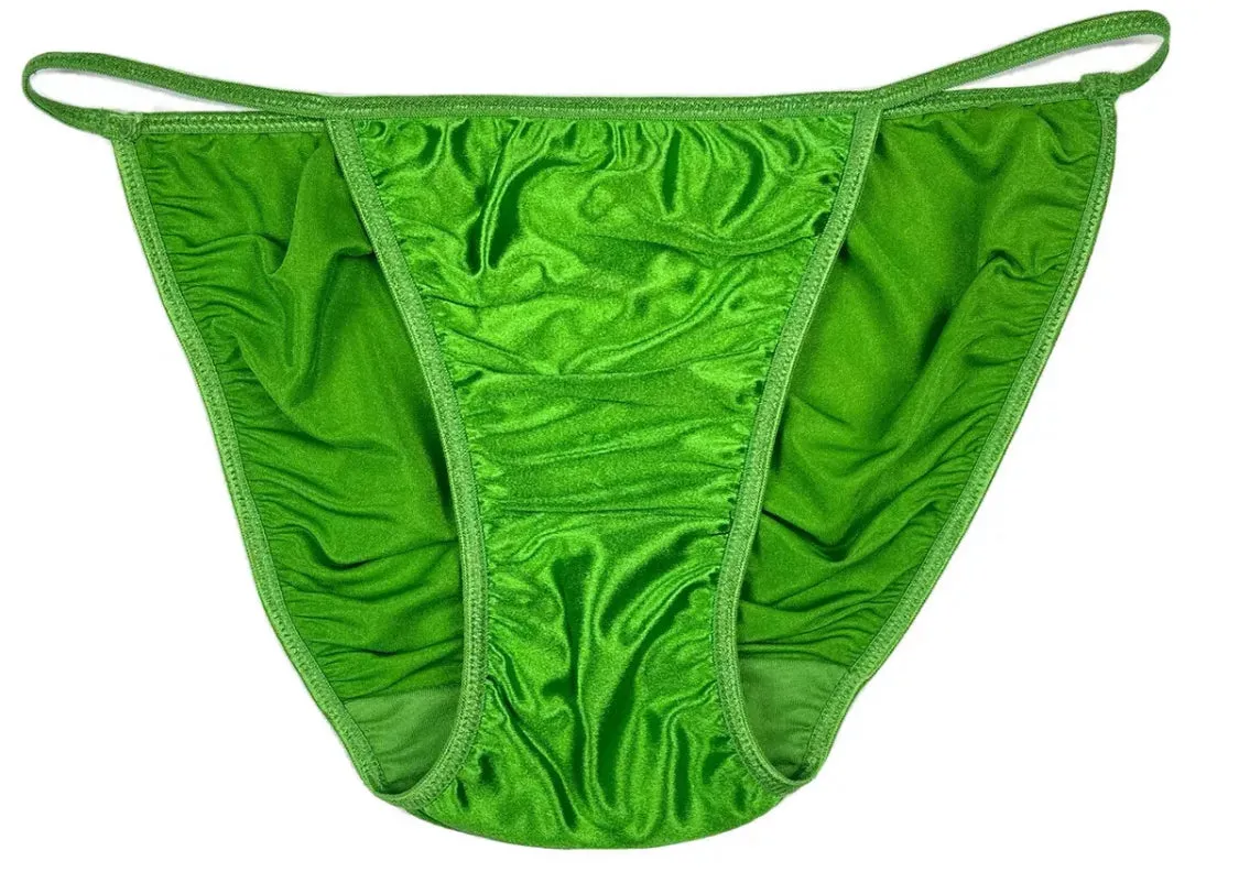 Satin String Bikini