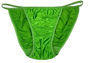 Satin String Bikini