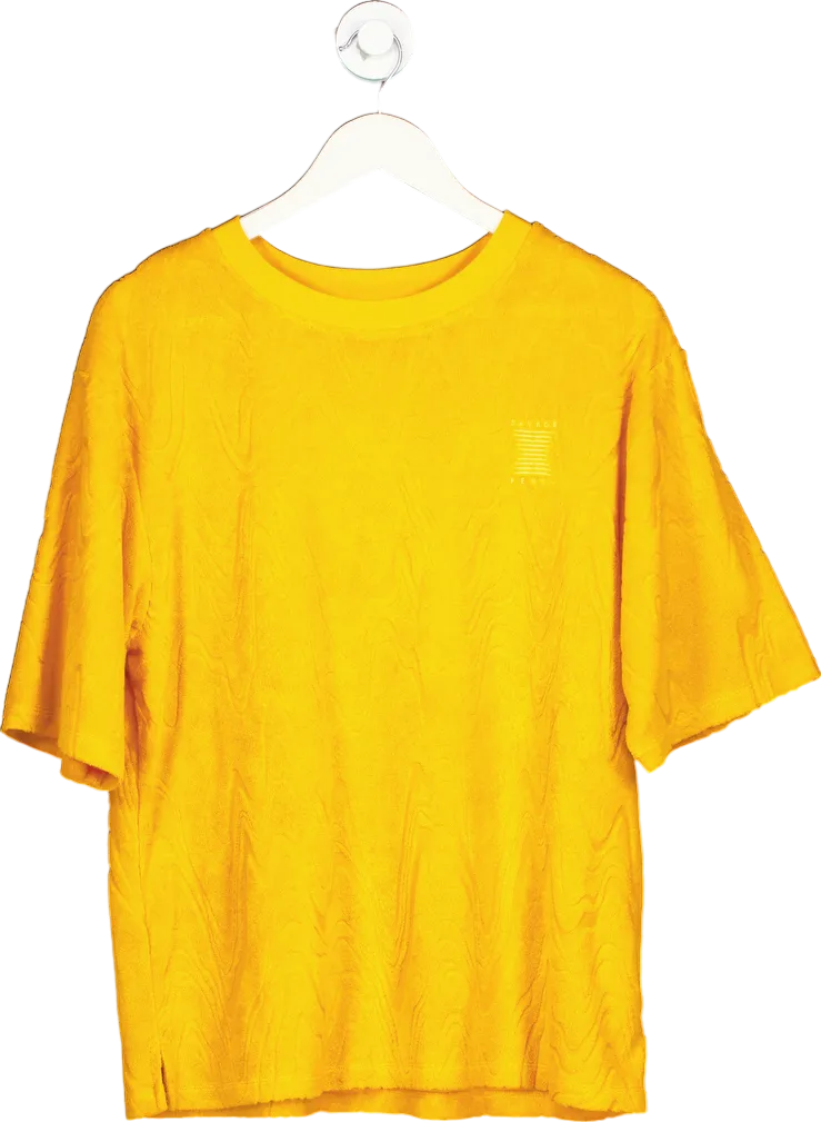 Savage Fenty Yellow T-Shirt UK S