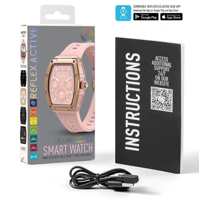 Series 52 Reflex Active Pink Smart Calling Watch