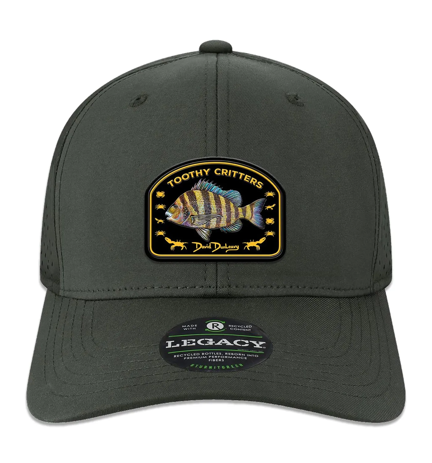Sheepshead Toothy Critters Performance Black Hat