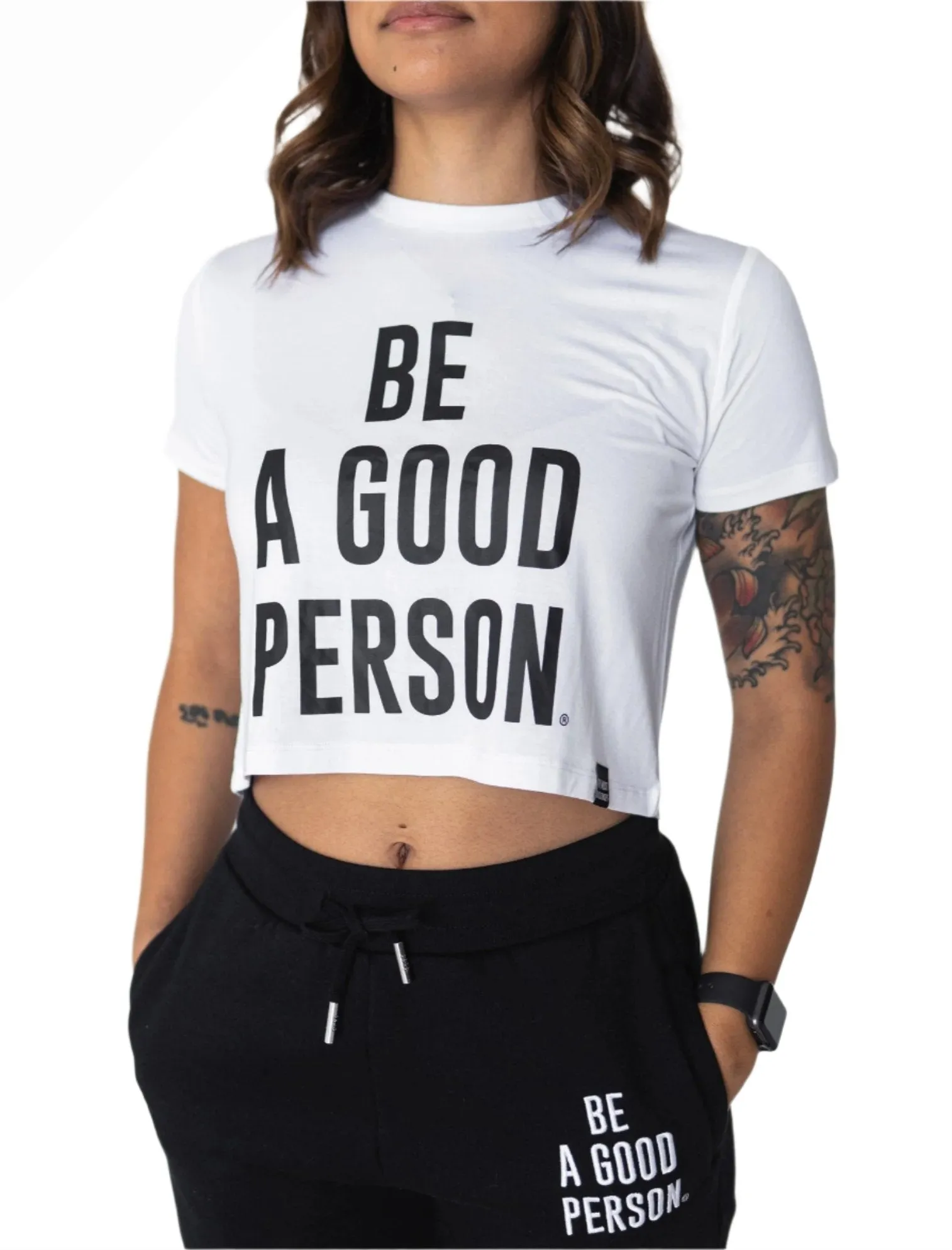 Signature Crop Top - White