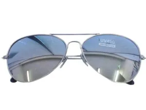 Silver Mirror Aviator Sunnie's