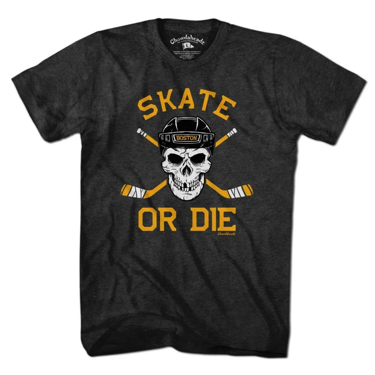 Skate or Die Boston Hockey Fan T-Shirt