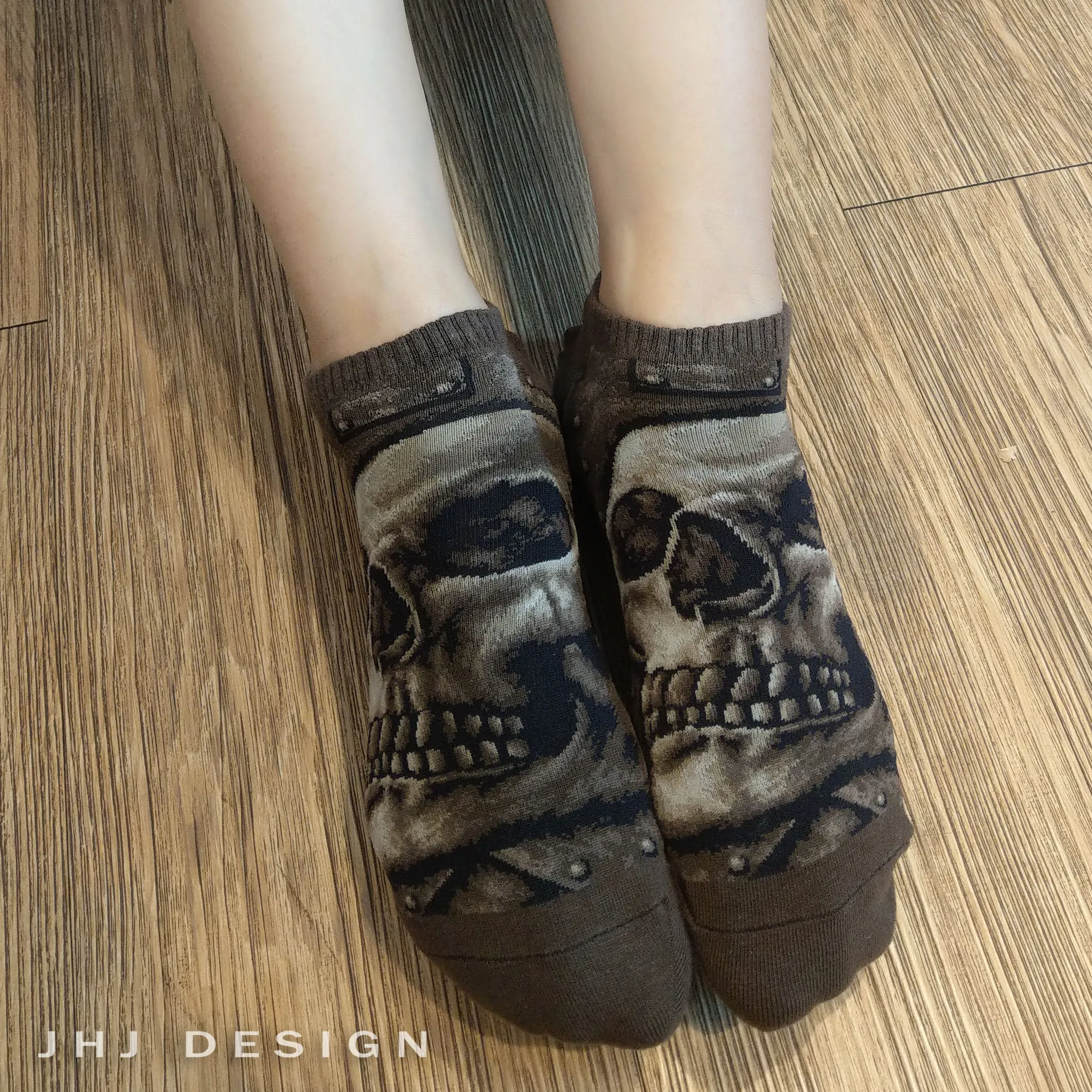 Skull Ankles Retro Skulls