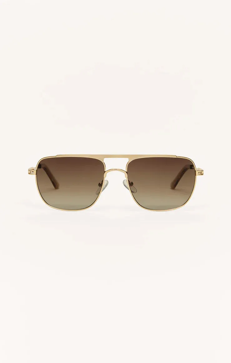 Skyline Sunglasses Gold Gradient