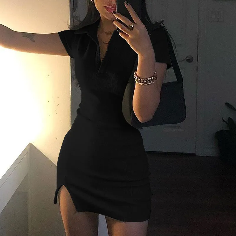 Sleek and Chic All-Matching Dress