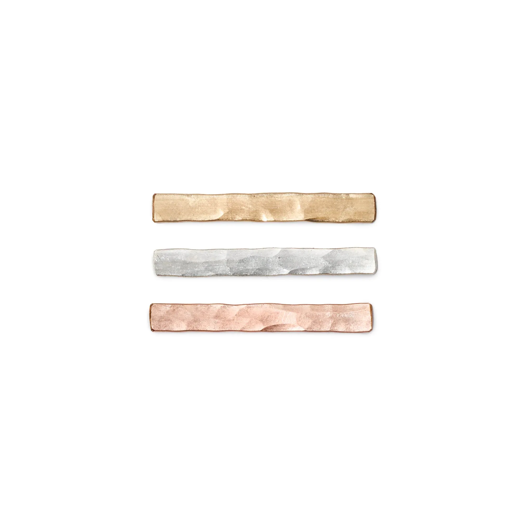 SMALL RECTANGLE HOOPS - 14K Rose Gold