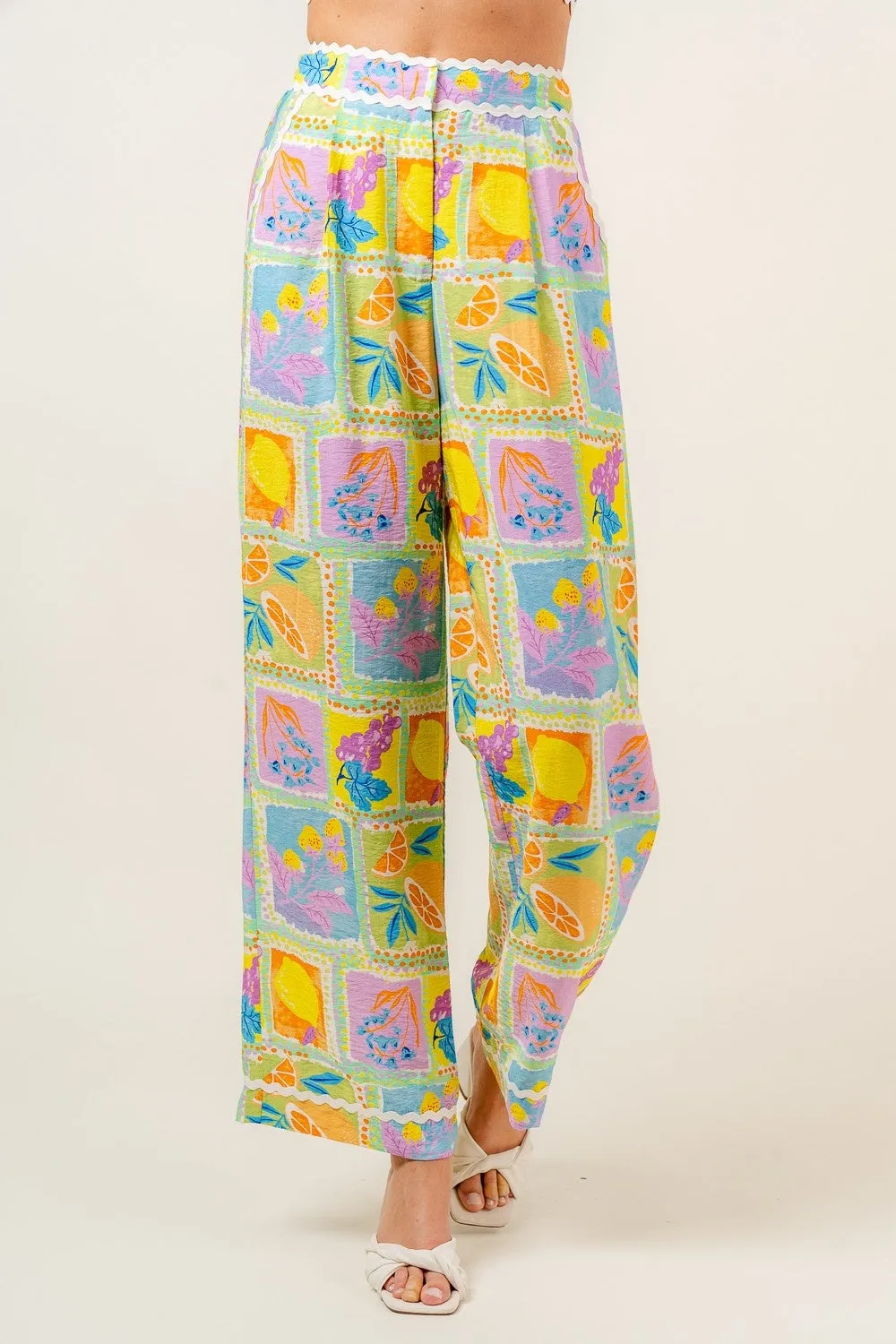 Small Wave Trim Pants