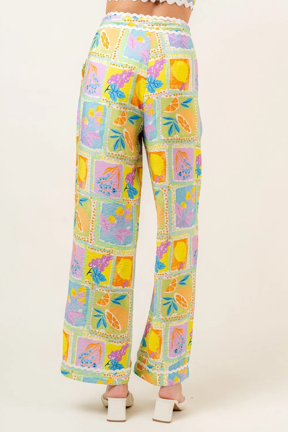 Small Wave Trim Pants