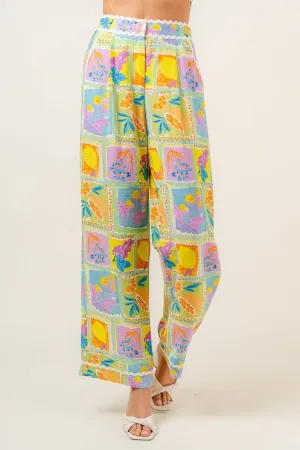 Small Wave Trim Pants